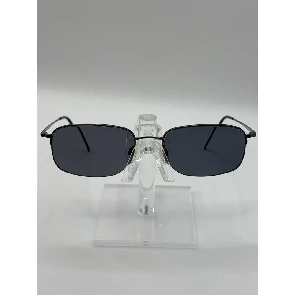Duraflex DF2506 Gunmetal Rectangular Sunglasses Memory Metal
